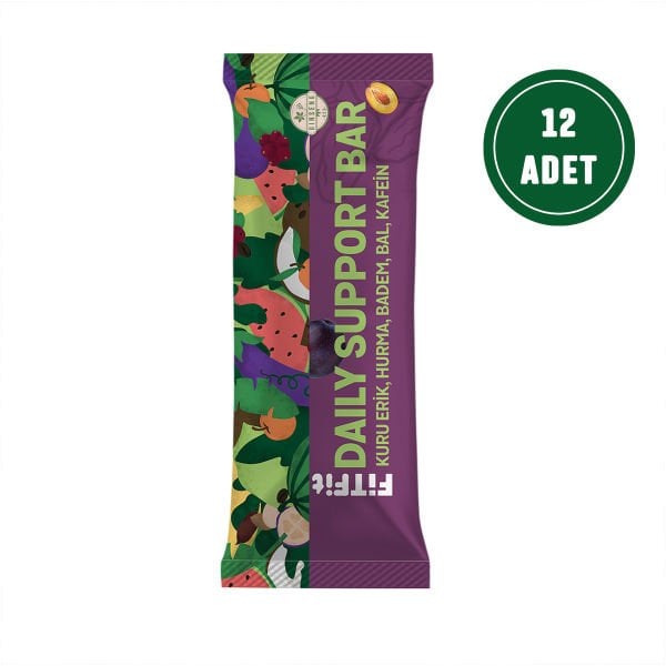 FitFit Daily Support Bar Doğal ve Glutensiz Atıştırmalık 35GR X 12 ADET