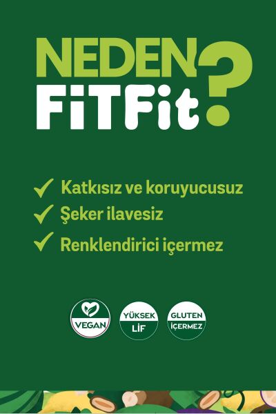 FitFit Ananas Meyve Pestili Glutensiz ve Doğal Meyve Atıştırmalığı 14GR X 12 ADET