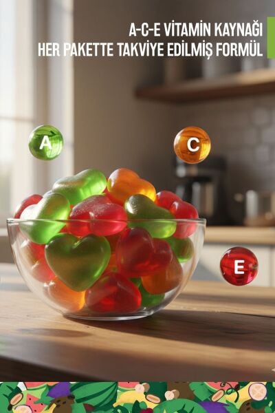 FiTFit Fruit Snacks Şeftali Meyveli Yumuşak Şeker - Gerçek Meyve Özlü, Glütensiz ve Vitaminli 22.4g x 3