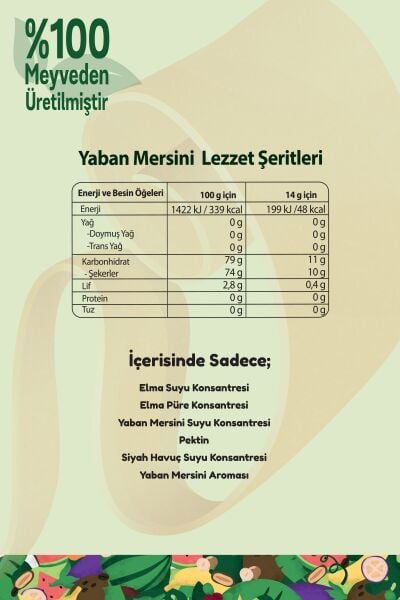 Lezzet Şeriti Mix Paket Meyve Pestili Doğal Meyveli Sağlıklı Atıştırmalık 14g x 6 Adet